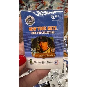 2005 NEW YORK METS COLLECTIBLE PIN HUGE LOT 450+ MLB CARLOS BELTRAN Reseller Lot